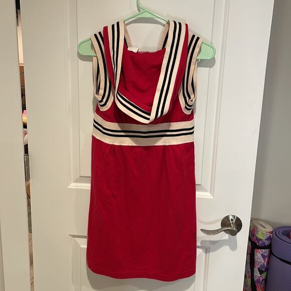 Norma Kamala x Everlast red striped sleeveless zip up dress small - Picture 8 of 8